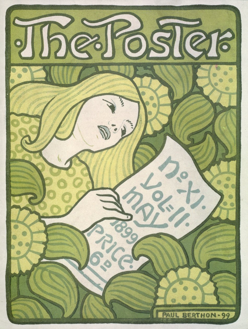 ポスターの表紙、vol.II、no.11、1899年5月 作： ポール・ベルトン