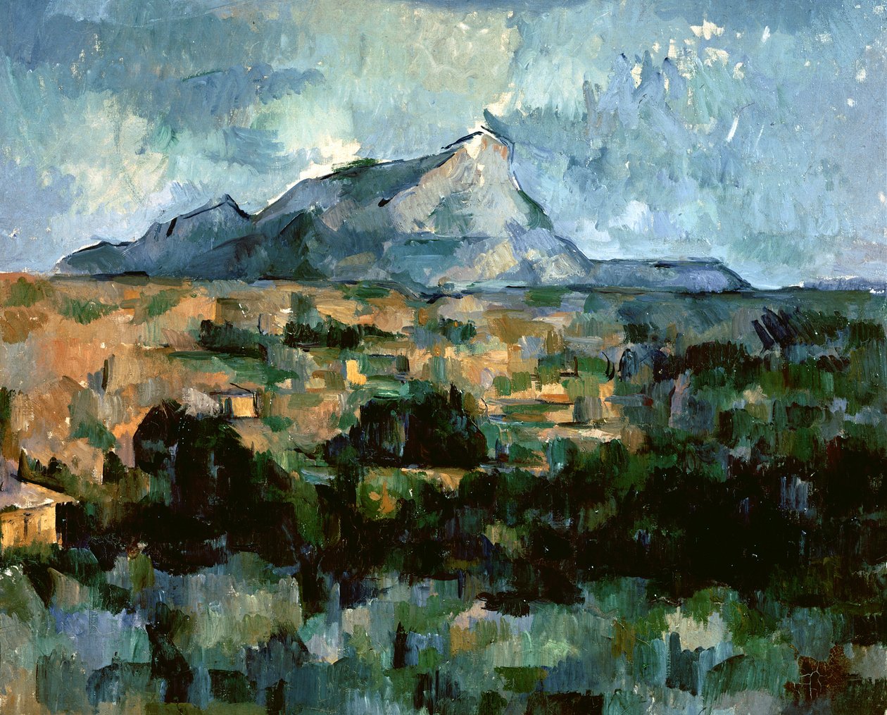 サントヴィクトワール山、1904年から2006年 作： ポール・セザンヌ