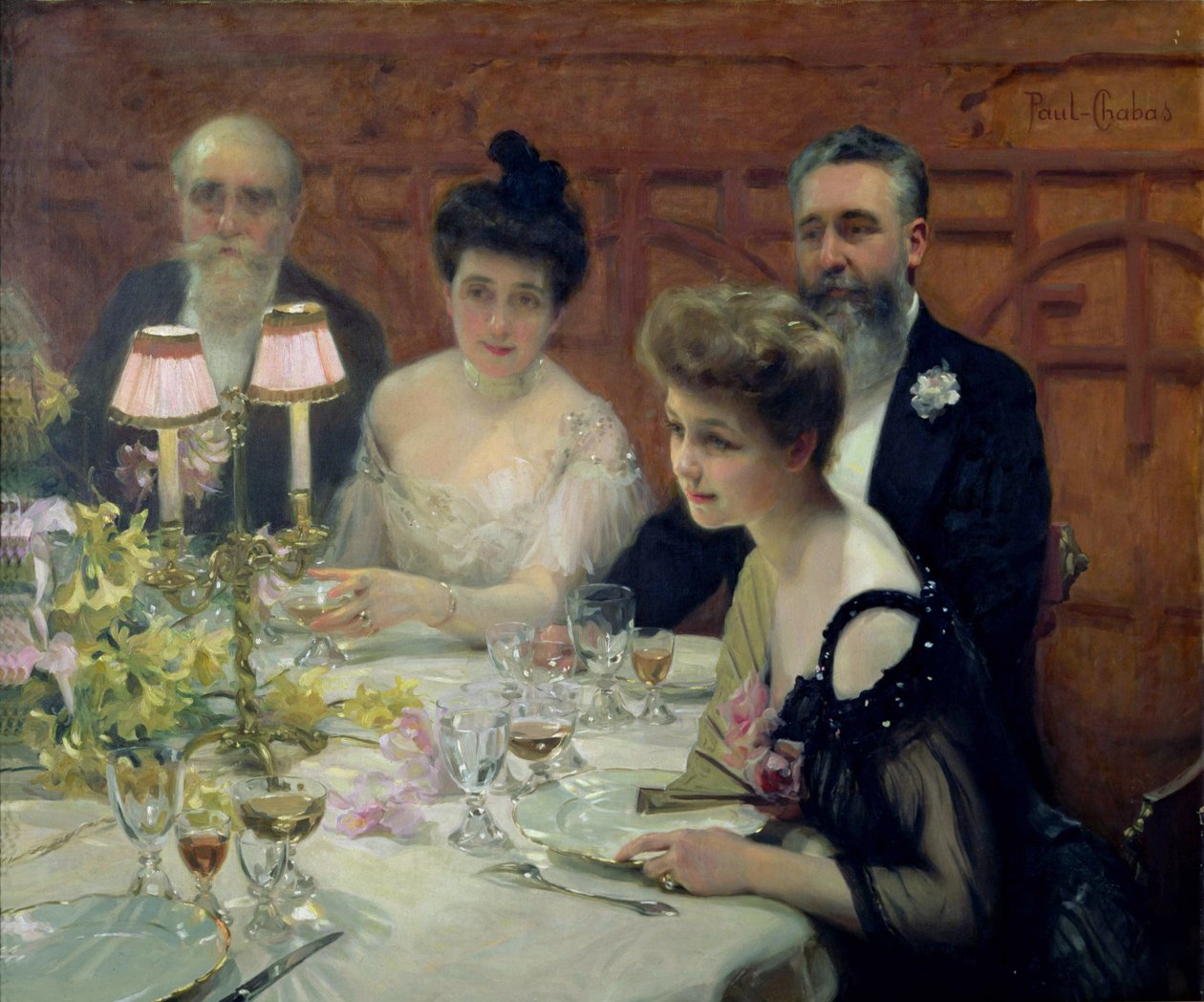 テーブルの隅、1904 作： ポール・エミール・シャバス