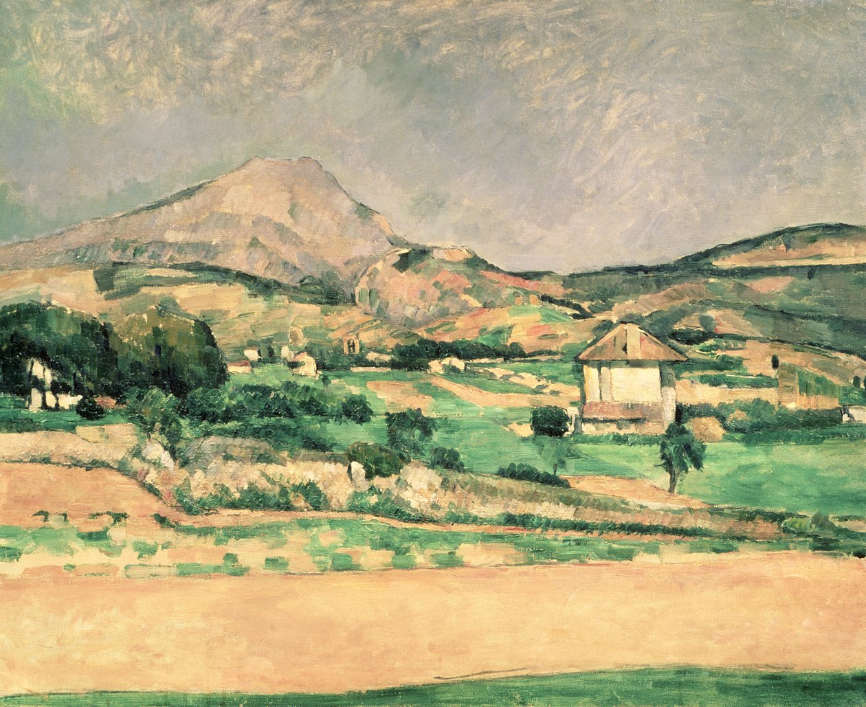 サントヴィクトワール山、1882-85年頃 作： ポール・セザンヌ