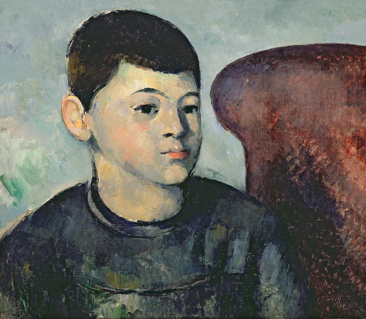 アーティストの息子の肖像、1881〜82年（287554も参照） 作： ポール・セザンヌ