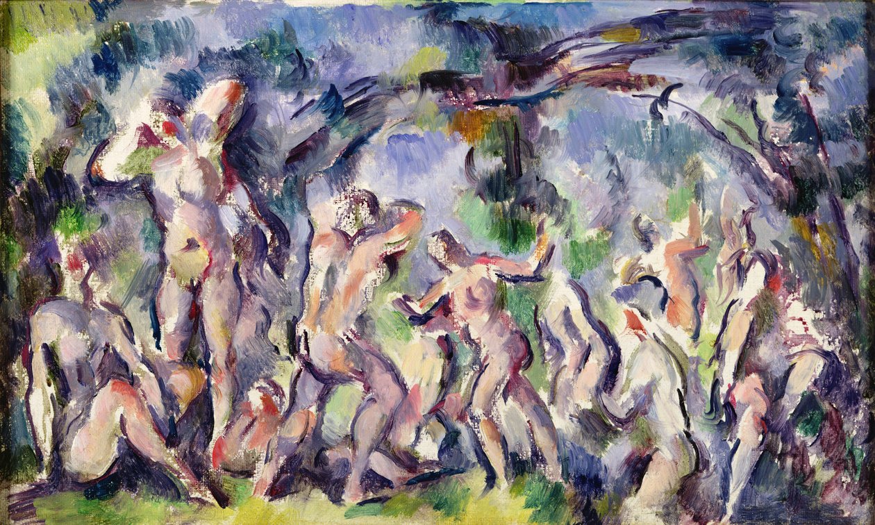 入浴者の研究、1900〜2006年頃 作： ポール・セザンヌ
