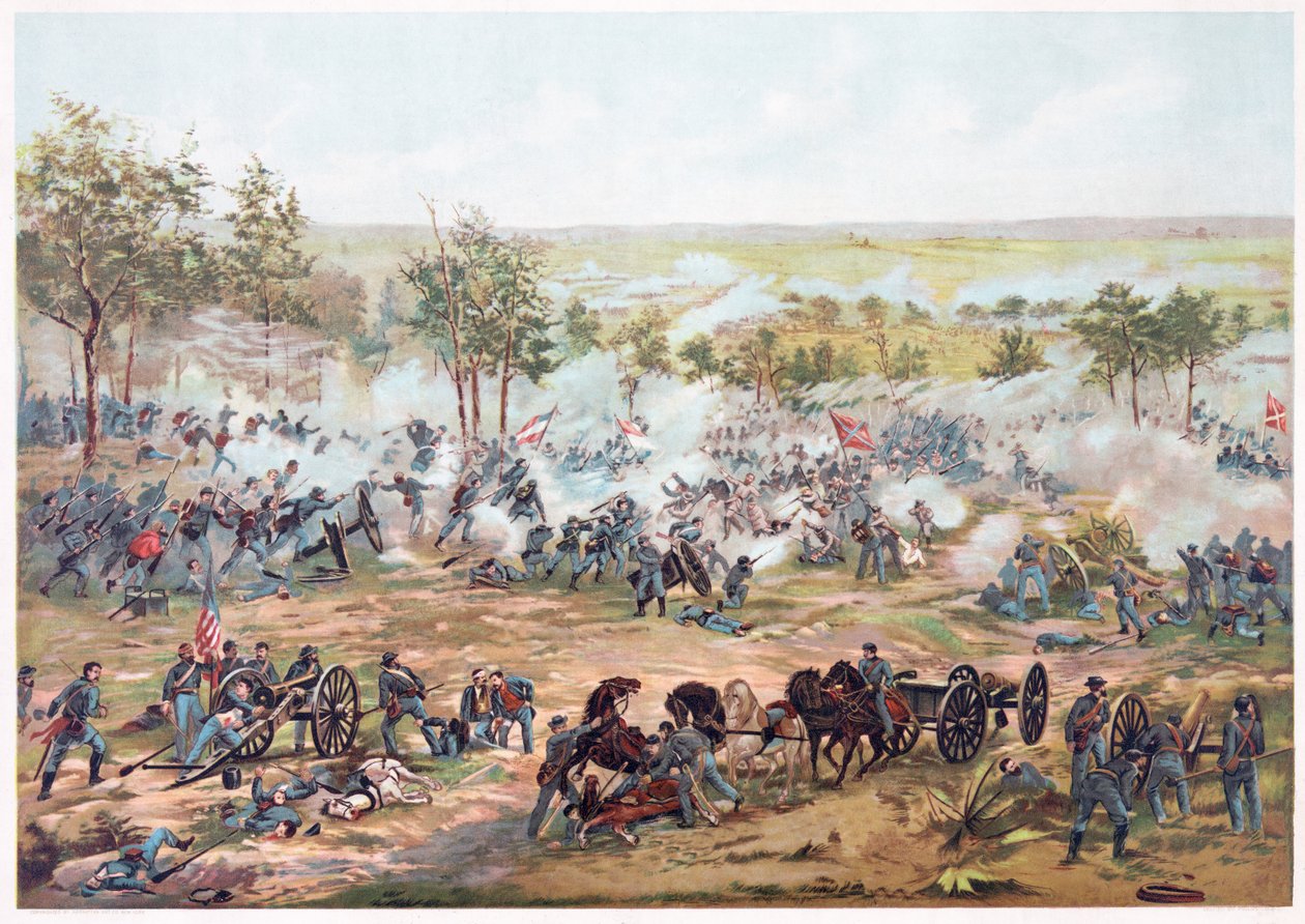 ゲティスバーグの戦い、パブ。クルツとアリソン、1891 作： ポール・ドミニク・フィリップポトー