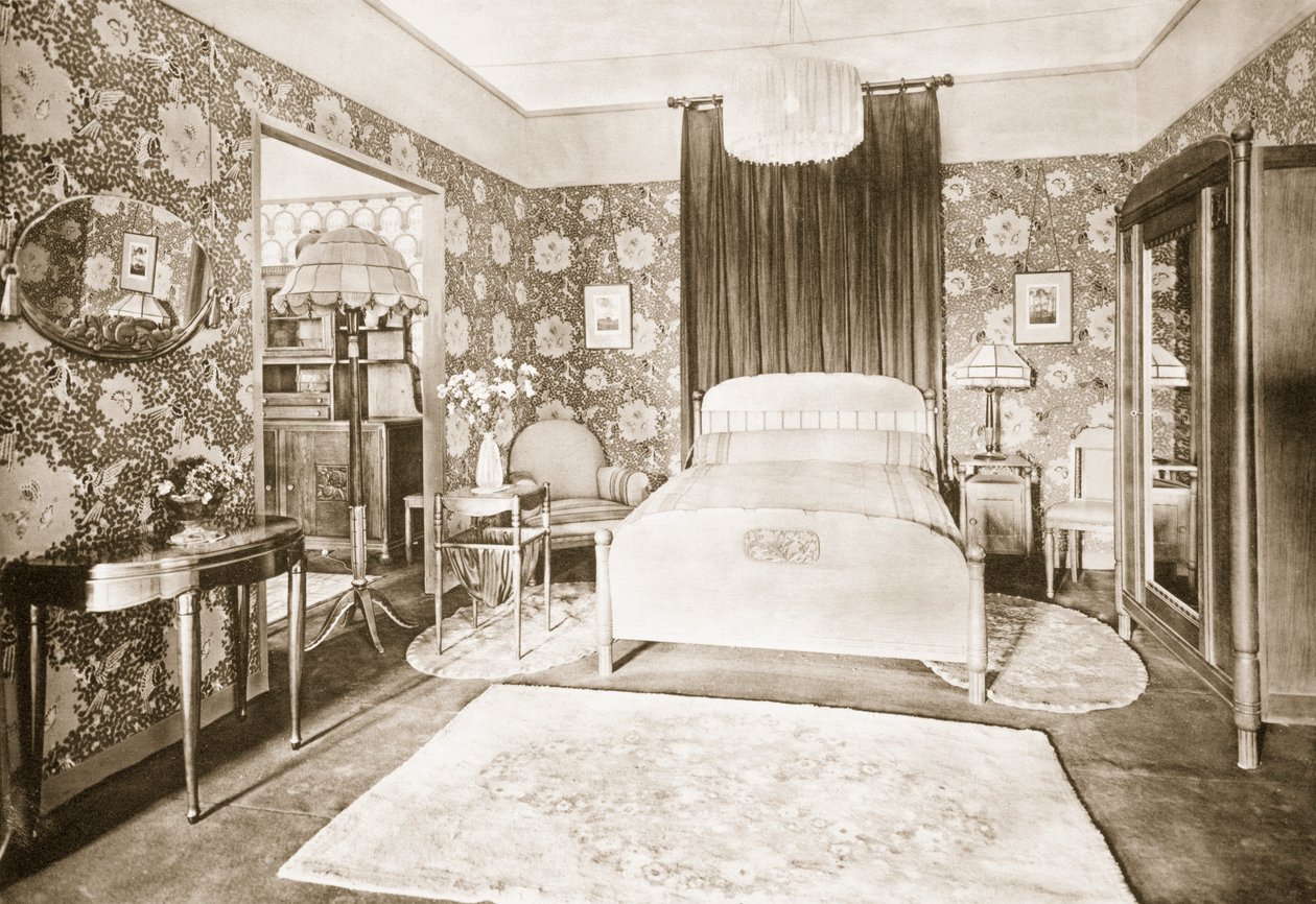 ベッドルーム、1930 作： ポール・フォロット