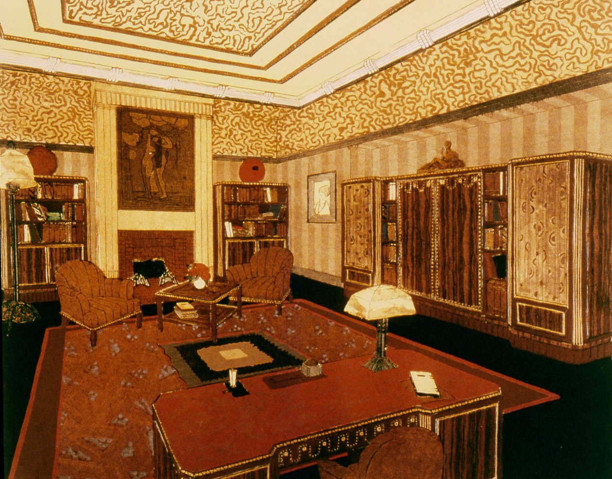 オフィス、1924 作： ポール・フォロット