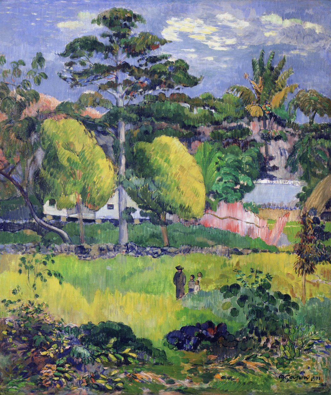 風景、1901 作： ポール・ゴーギャン
