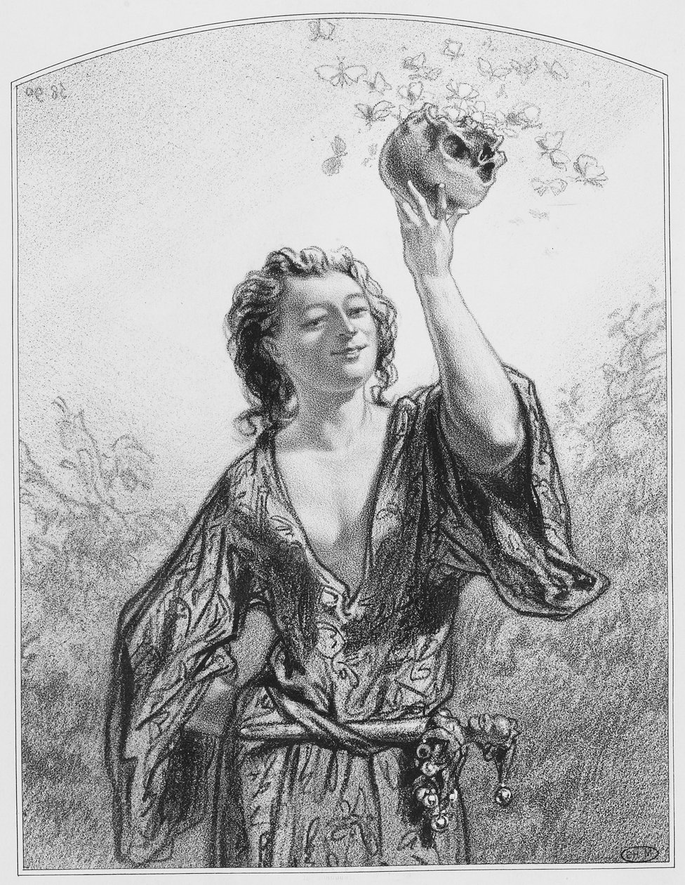 Toqués、toqués、Les Toquades、1858年のプレート1 作： ポール・ガヴァルニ