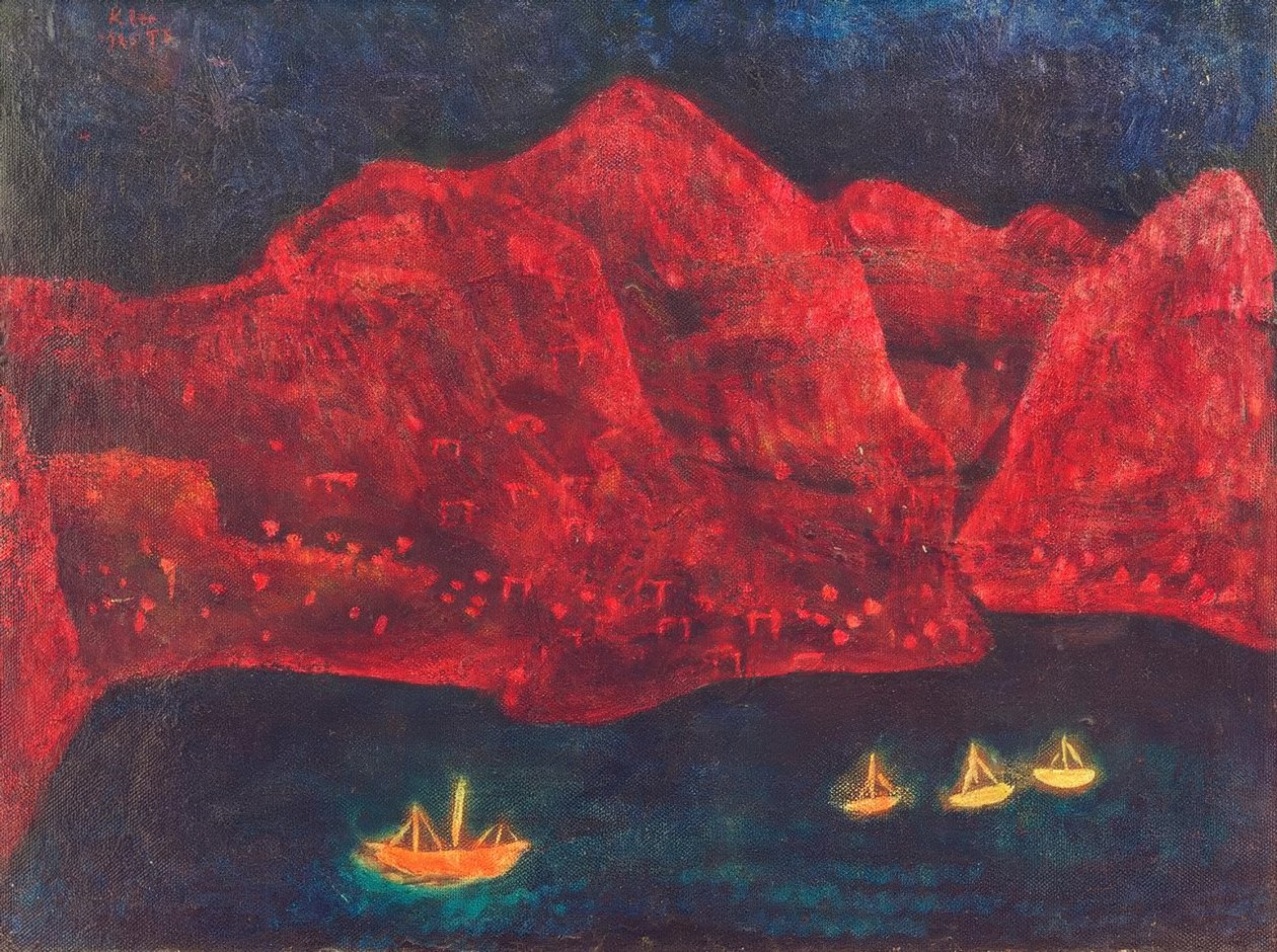 夕方の南海岸 作： ポール・クレー