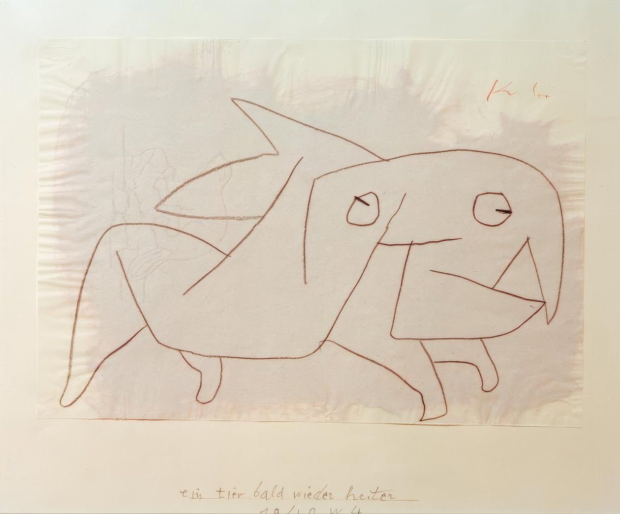 動物はすぐにまた元気になります 作： ポール・クレー
