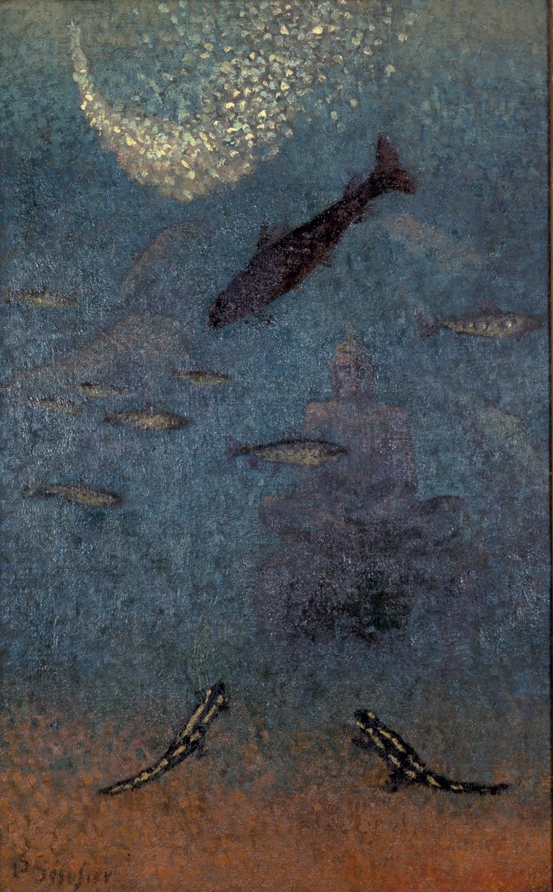 1910年頃の水没仏 作： ポール・セルジエ