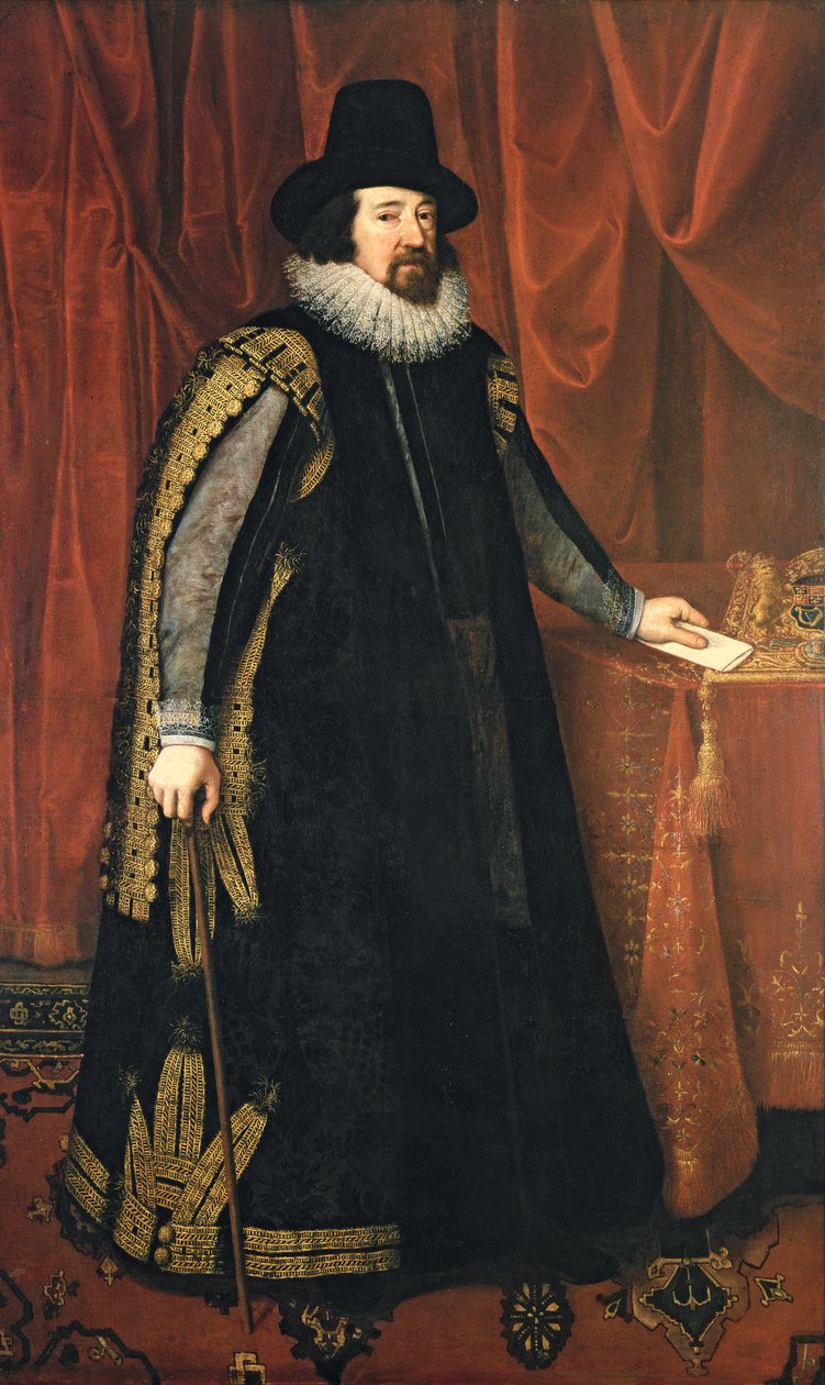 サー・フランシス・ベーコン（1561-1626）セント・オールバンズ子爵ベルラムのヴァルラム男爵 作： ポール・ヴァン・ソマー