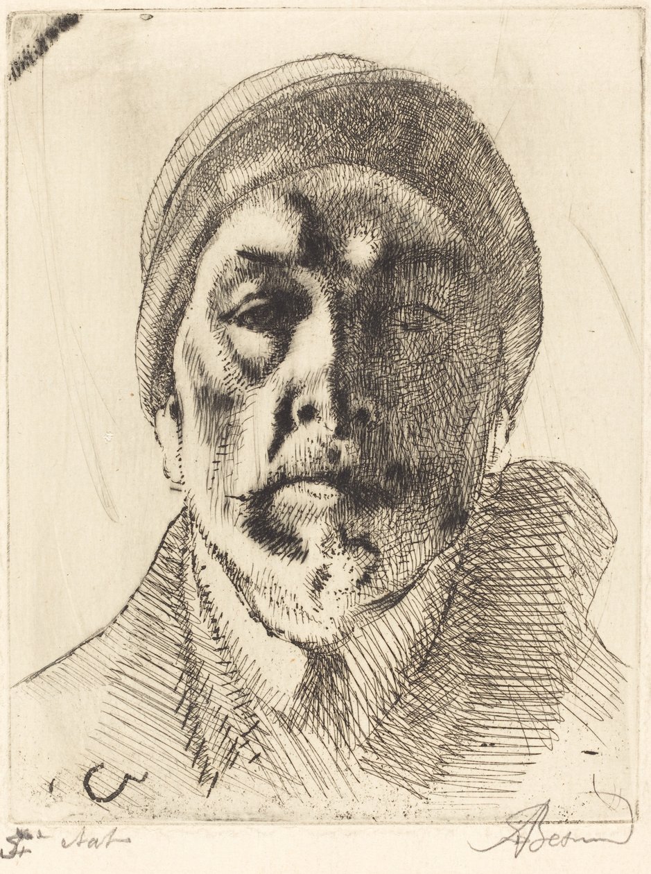 自画像、1919 年。 作： ポール・アルバート・ベスナード