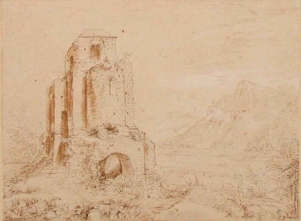 廃墟の風景 作： ポール・ブリル