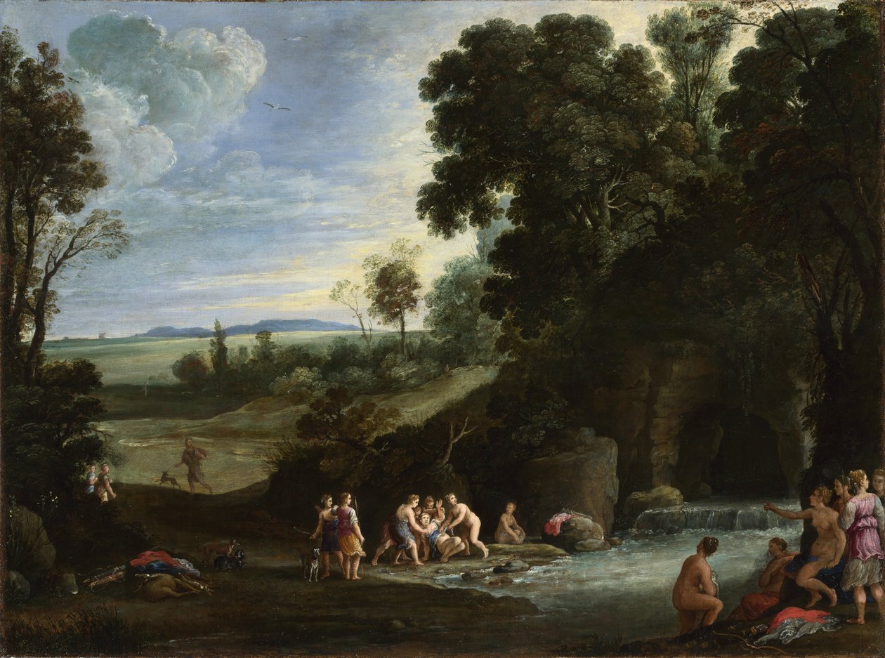 ダイアナとカリスト、1620年代 作： ポール・ブリル