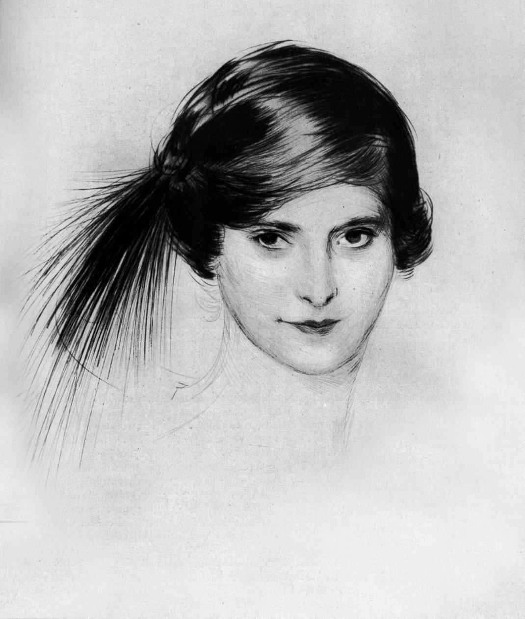 ヘレナ・ルビンスタインの肖像（雑誌『Le theatre』1912年5月号より 作： ポール・セザール・ヘレウ