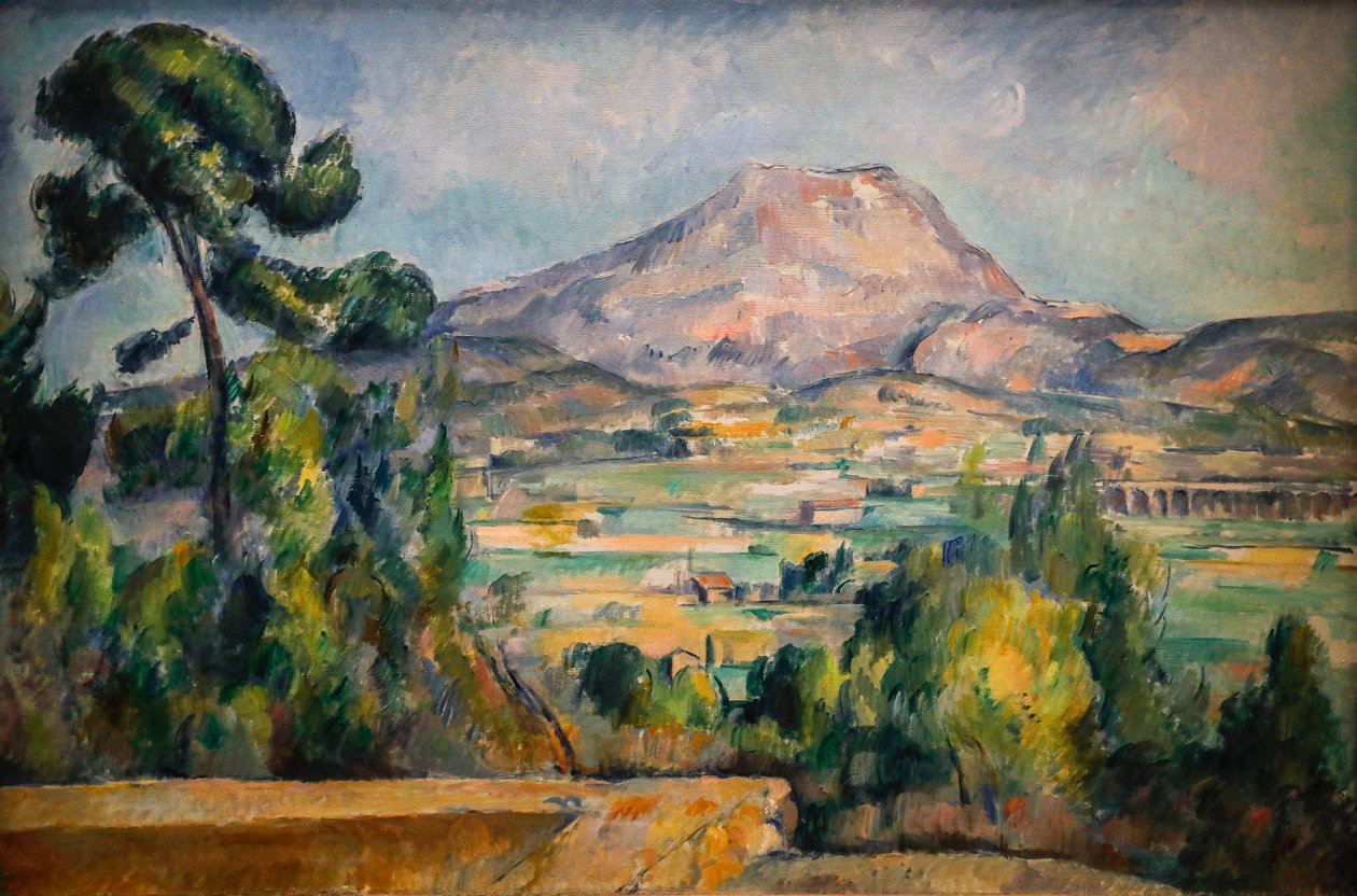 サント・ヴィクトワール山 1890年（キャンバスに油彩） 作： ポール・セザンヌ