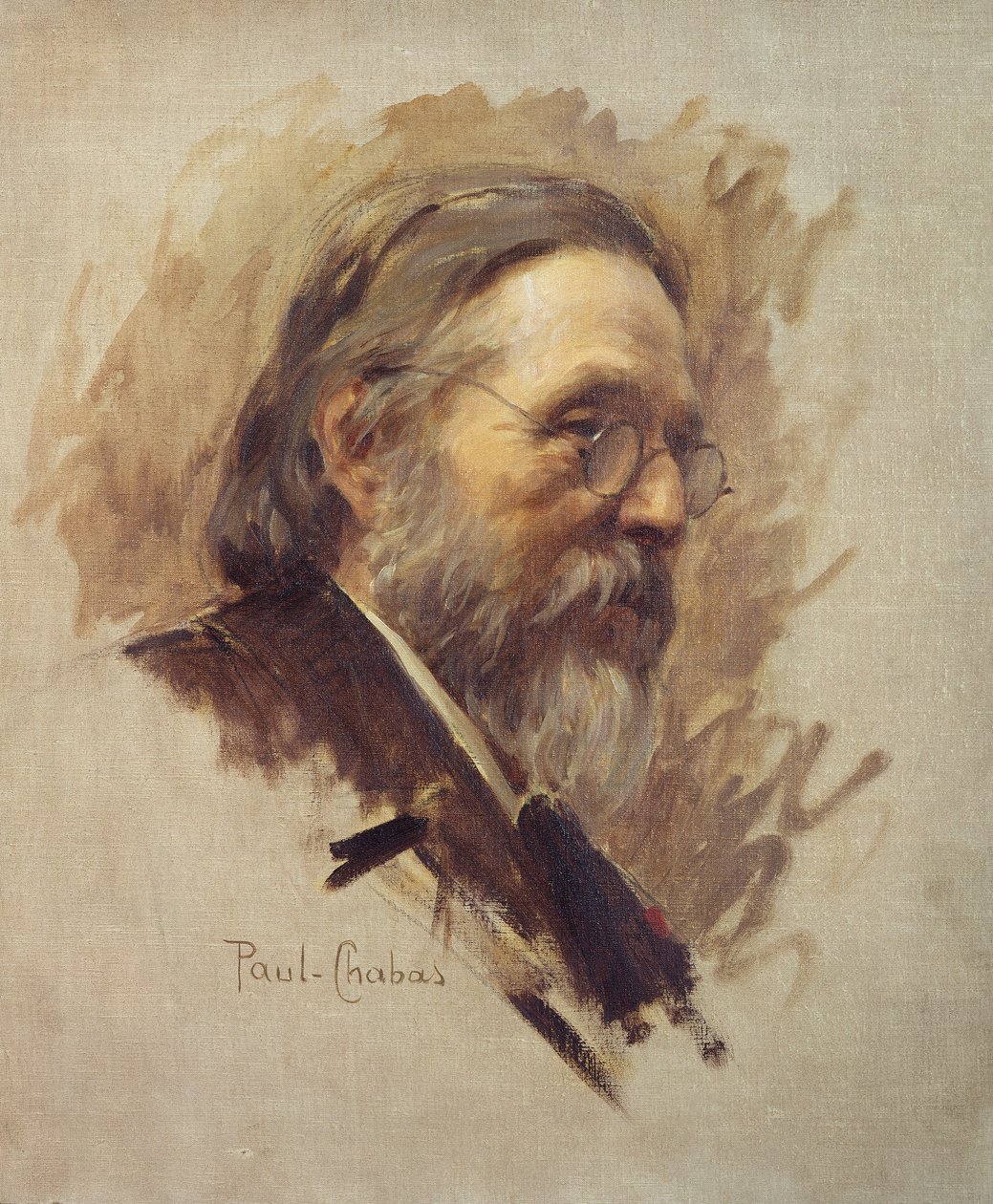 ジュール・ブルトン (1827-1906) 作： ポール・シャバ