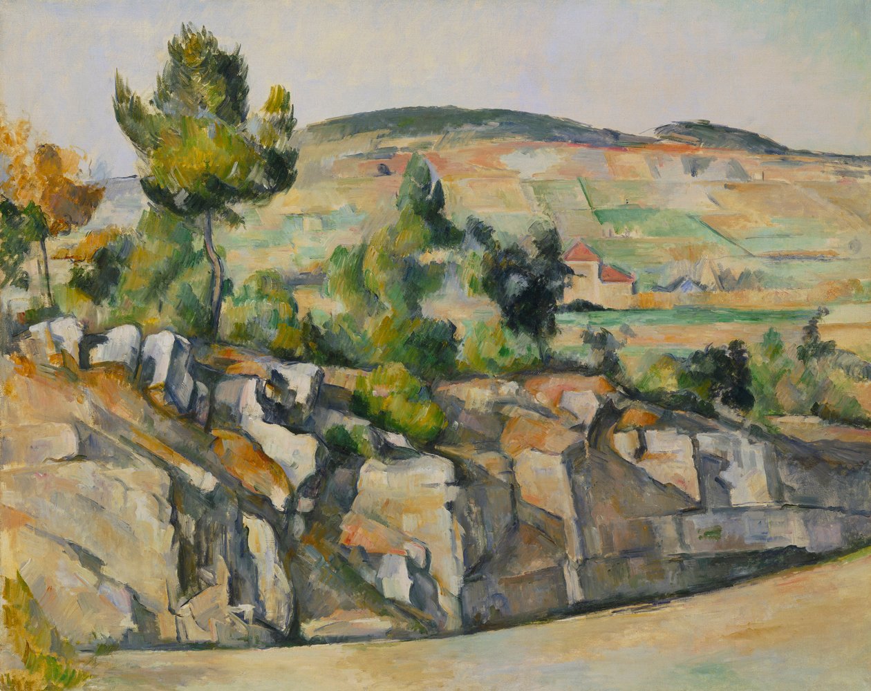 フランス語：La Route en Provence ラ・ルート・アン・プロヴァンス 作： ポール・セザンヌ