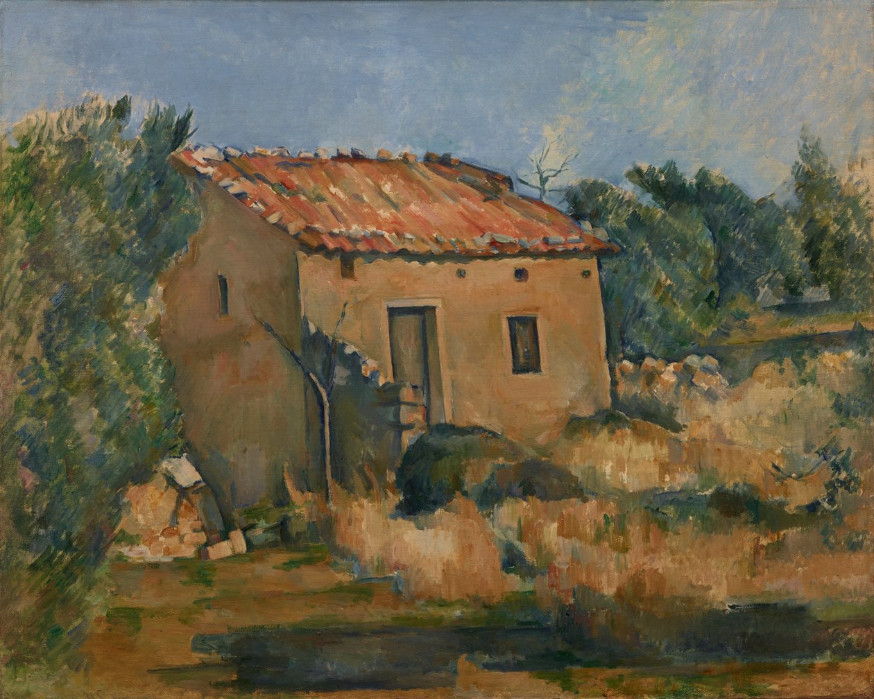 フランス語：Maison dans la campagne aixoise エクス＝アン＝プロヴァンス近郊の廃屋 作： ポール・セザンヌ