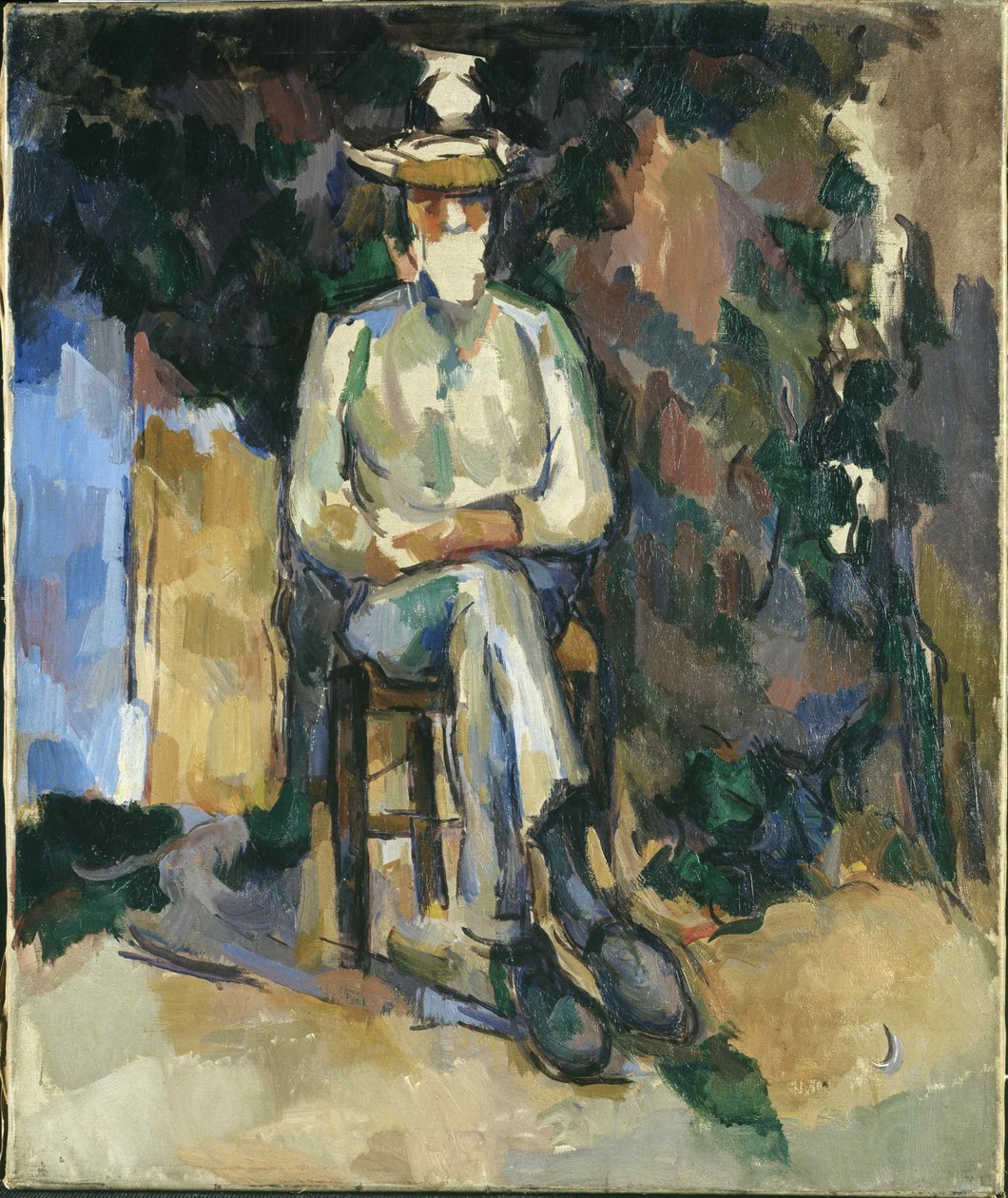 庭師バリエ、ca 1904-1906。 作： ポール・セザンヌ