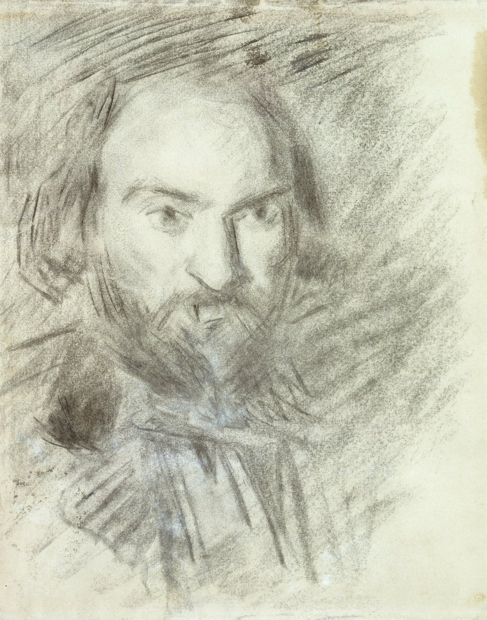 自画像;自画像、1874年頃 作： ポール・セザンヌ