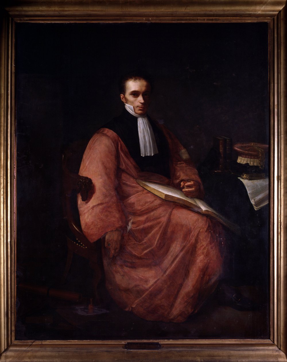 Rene Theophile Hyacinte Laennec (1781-1826), デュボア以降のフランス人医師 作： ポール・デュボア