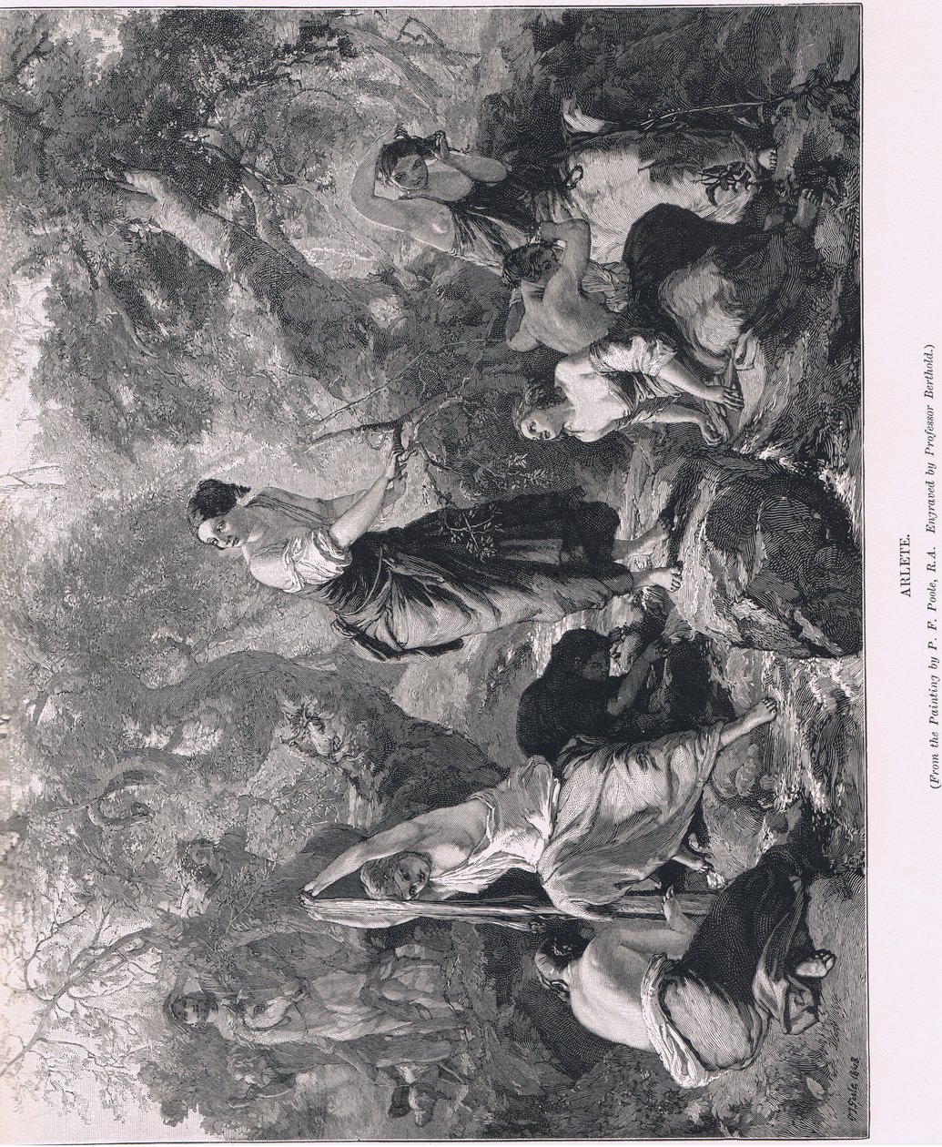 Arlete（『The Magazine of Art』1893年、Cassell and Companyより 作： ポール・ファルコナー・プール