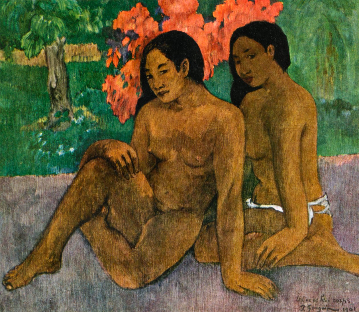 そして、彼らの身体の金、1901年1939年。 作： ポール・ゴーギャン