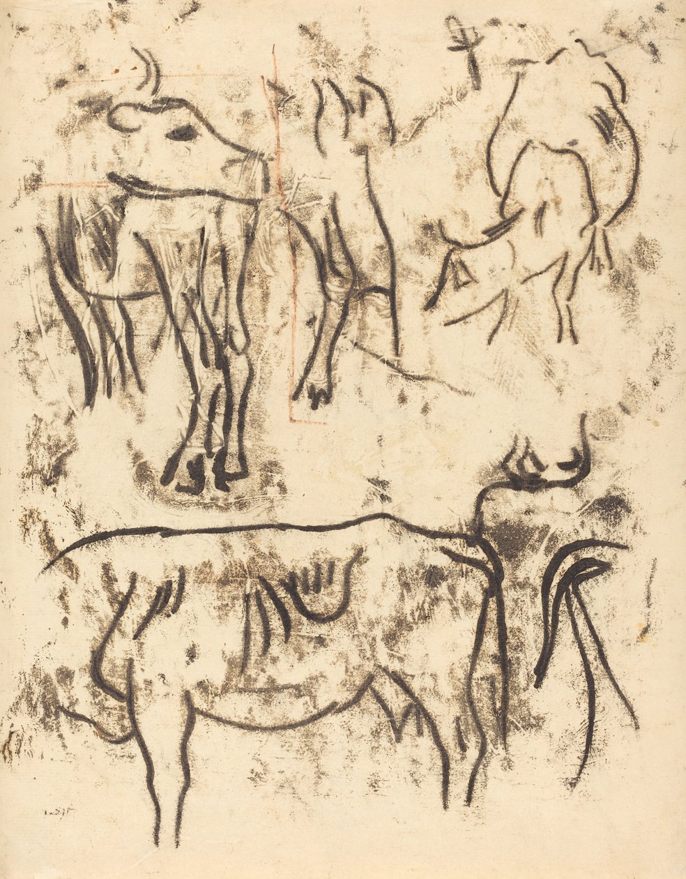 動物研究、19011902。 作： ポール・ゴーギャン