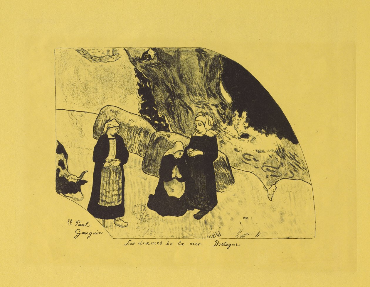 Dramen des Meeres: Bretagne 作： ポール・ゴーギャン