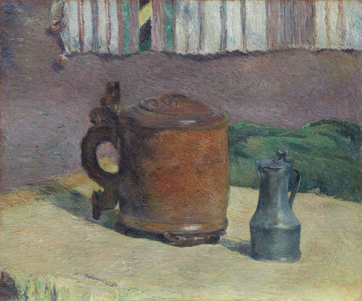 フランス語：Les Deux pots, ou Nature Morte à la Cruche d
