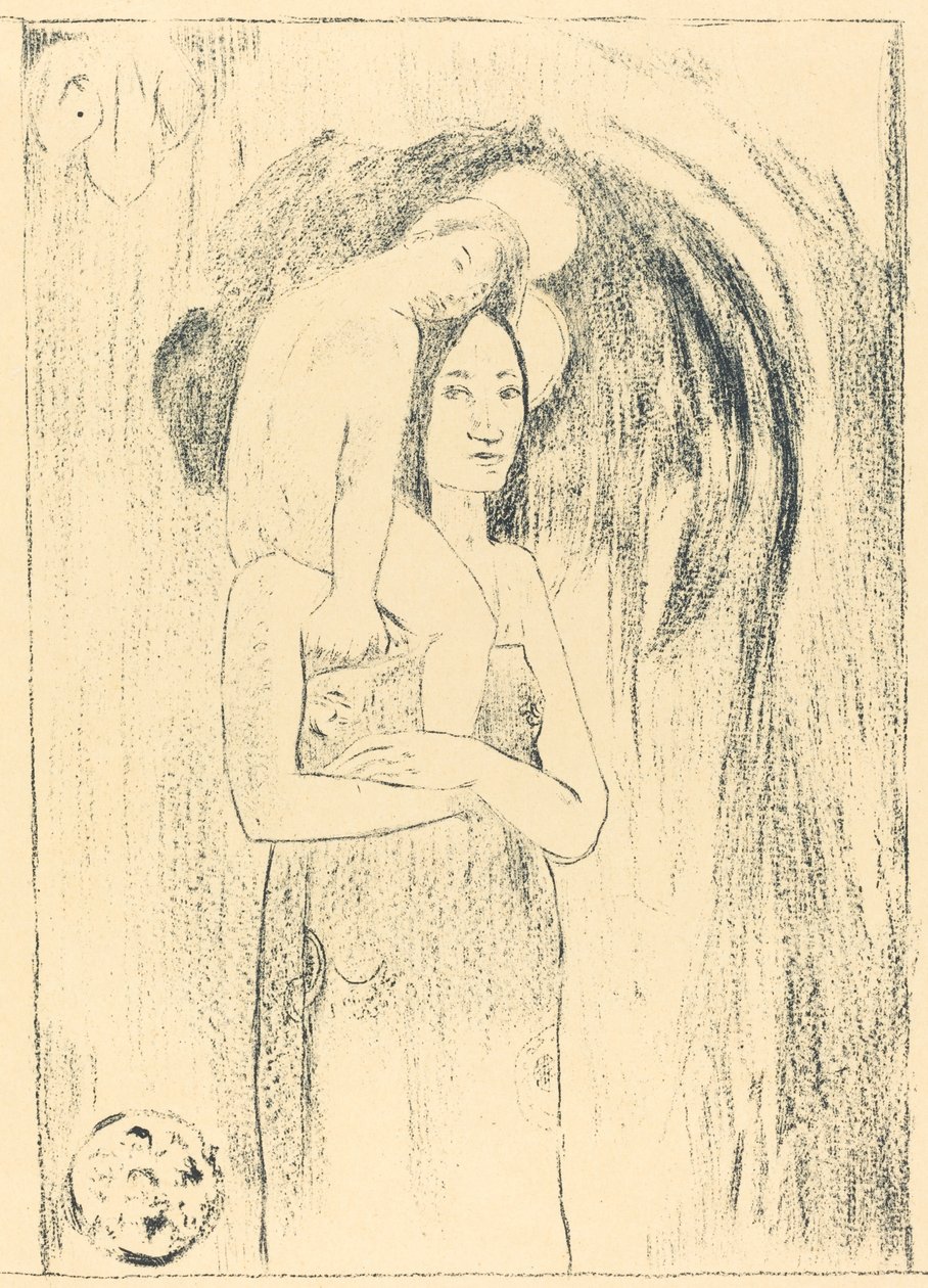 Ia Orana Maria We Reet Thee, Mary, c. 1894年。 作： ポール・ゴーギャン