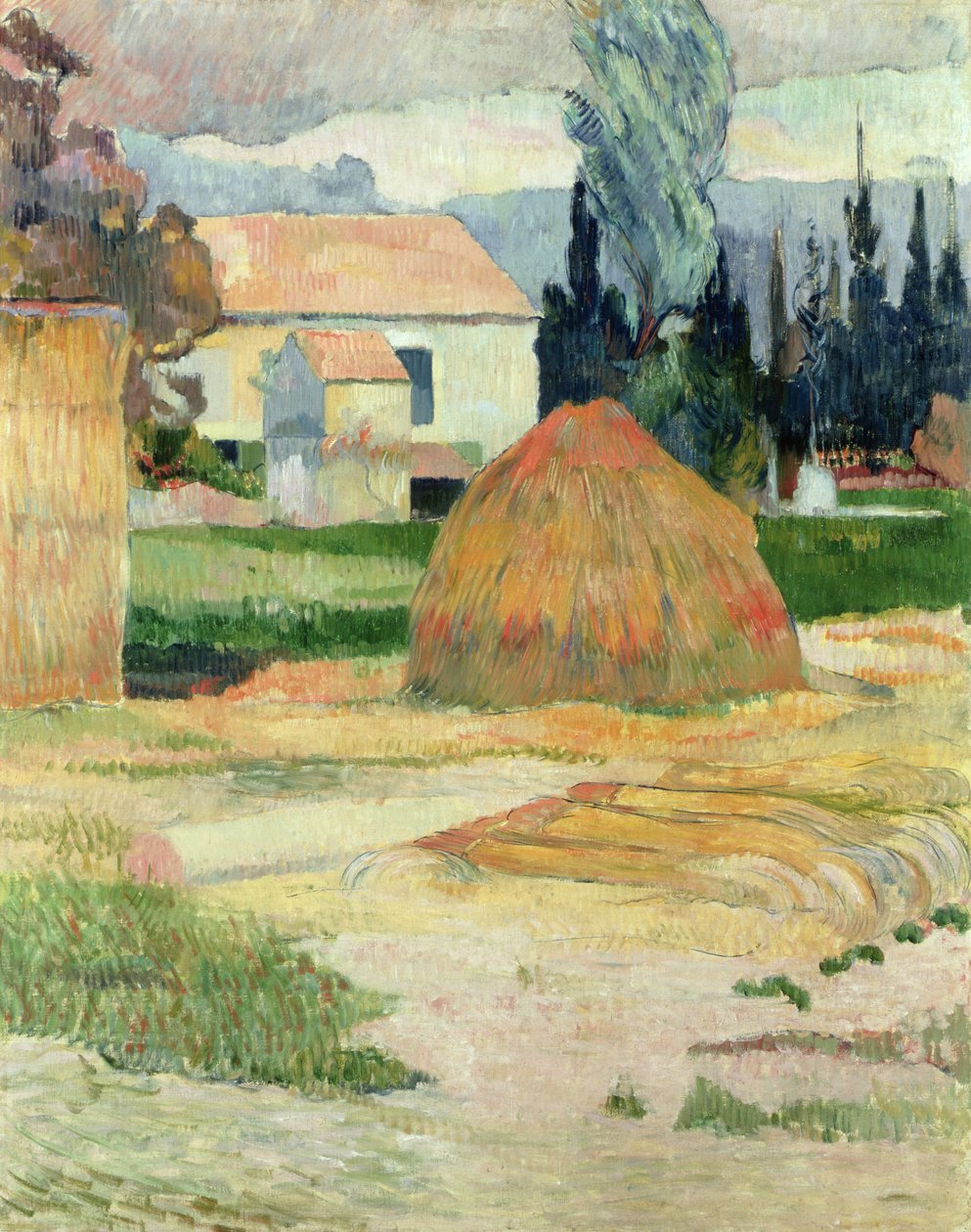 Paisagem perto de Arles 作： ポール・ゴーギャン