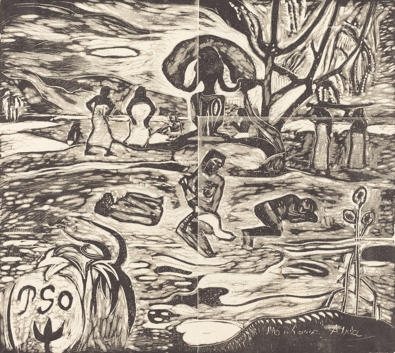 Mahana Atua The Food of the Gods、18941895。 作： ポール・ゴーギャン