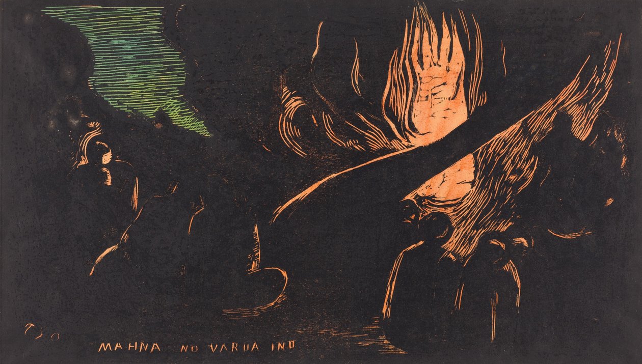 Mahna no Varua Ino The Devil Speaks, 18941895. 作： ポール・ゴーギャン