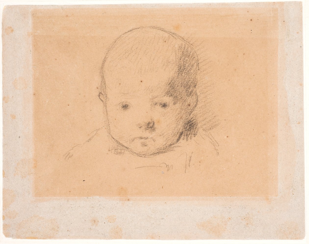 Porträt des Sohnes des Künstlers Clovis, geboren am 10. Mai 1879 作： ポール・ゴーギャン
