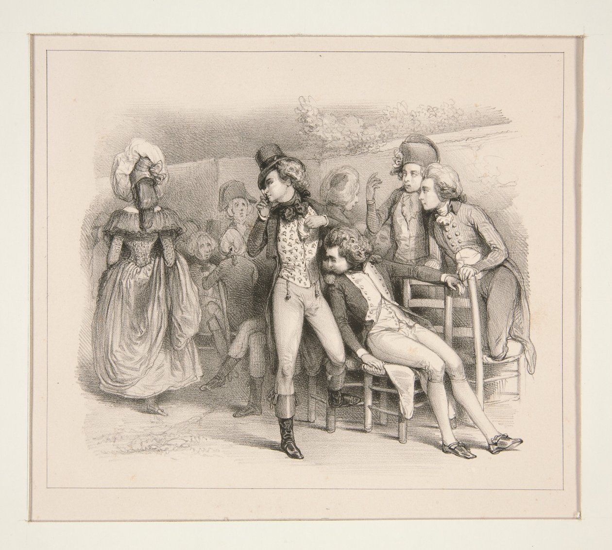 1790年の美しい女性 作： ポール・ガヴァルニ