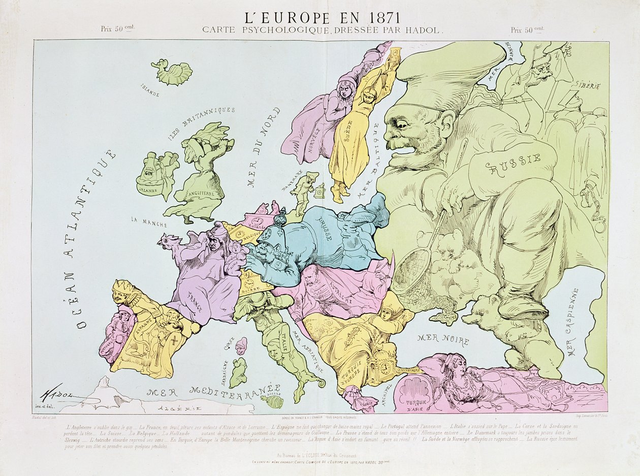 1871年のヨーロッパ、1871年 作： ポール・ハドル