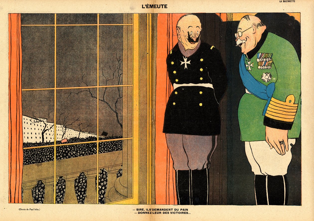 La Baionnette, Satirical in Colours 作： ポール・イリベ