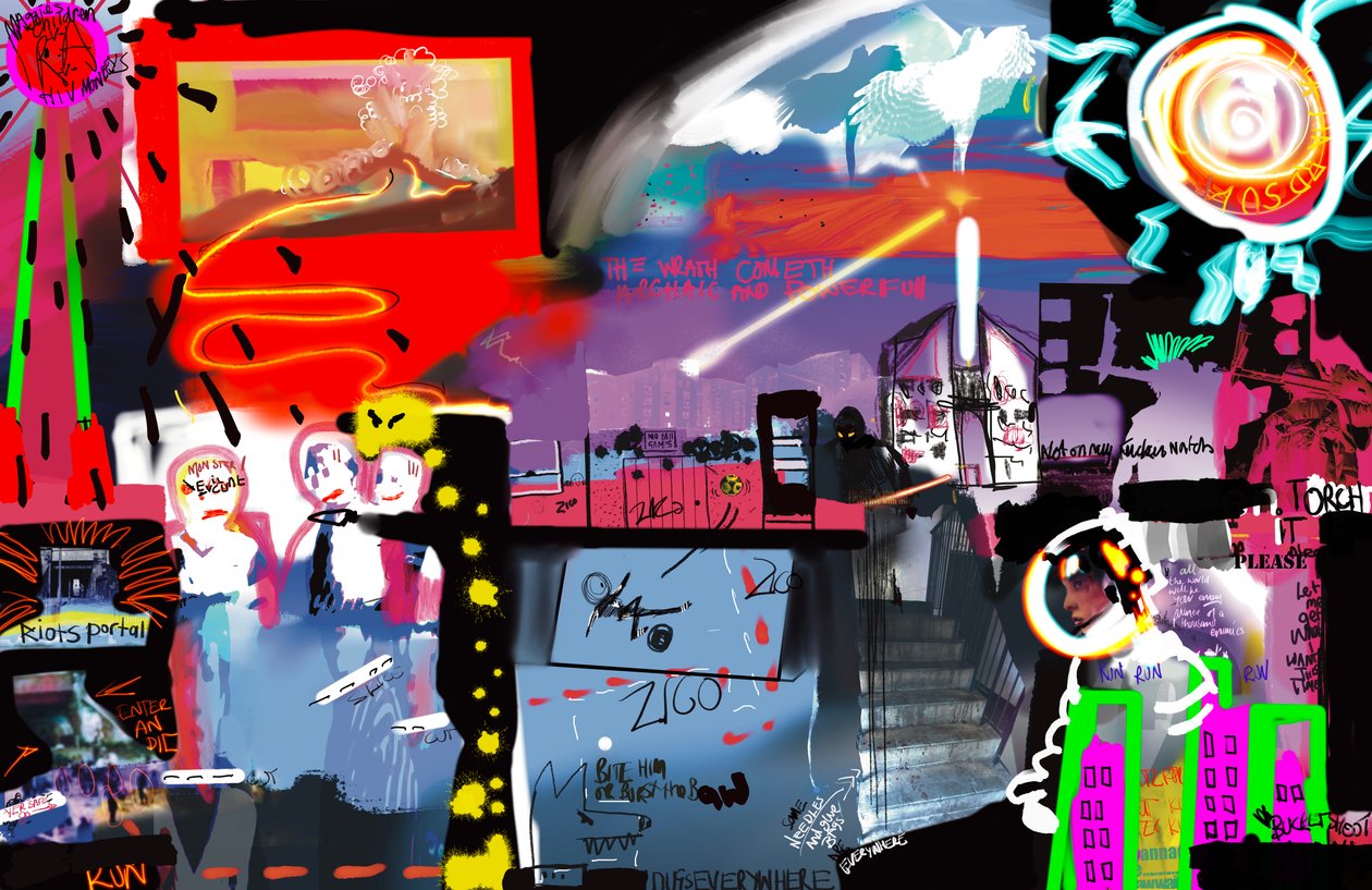 EscapeEstate、2023年（デジタルアート） 作： ポール・ケンプトン