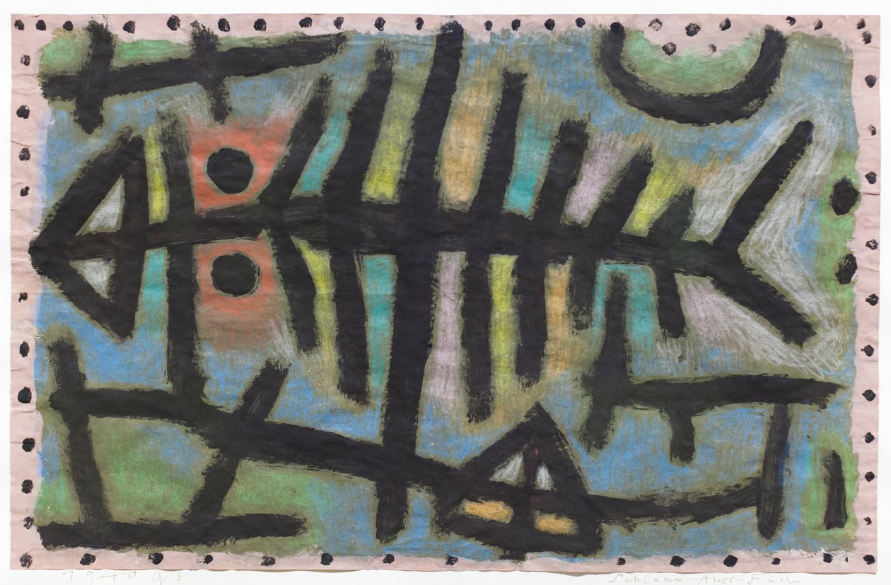 マッド・ワラジムシ・フィッシュ（Schlamm Assel Fisch） 作： ポール・クレー