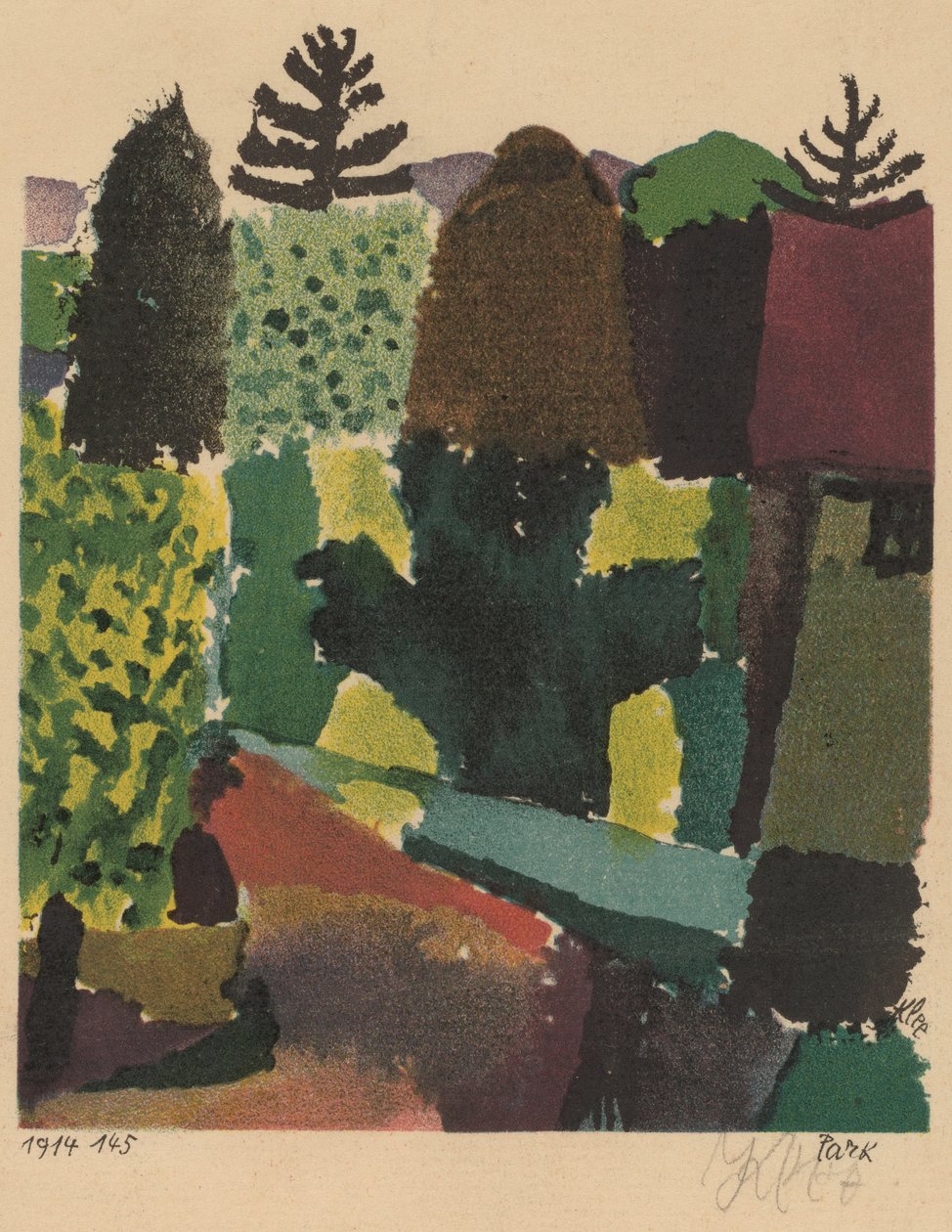 公園 作： ポール・クレー