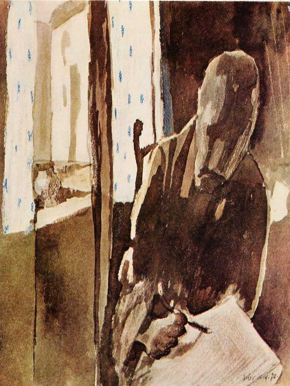 自画像 作： ポール・クレー