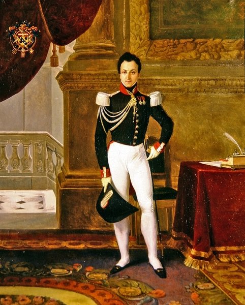 クロード・ド・マグニー・ドスティアーノ侯爵の肖像」1830年頃（油彩・キャンバス） 作： ポール・ルコント