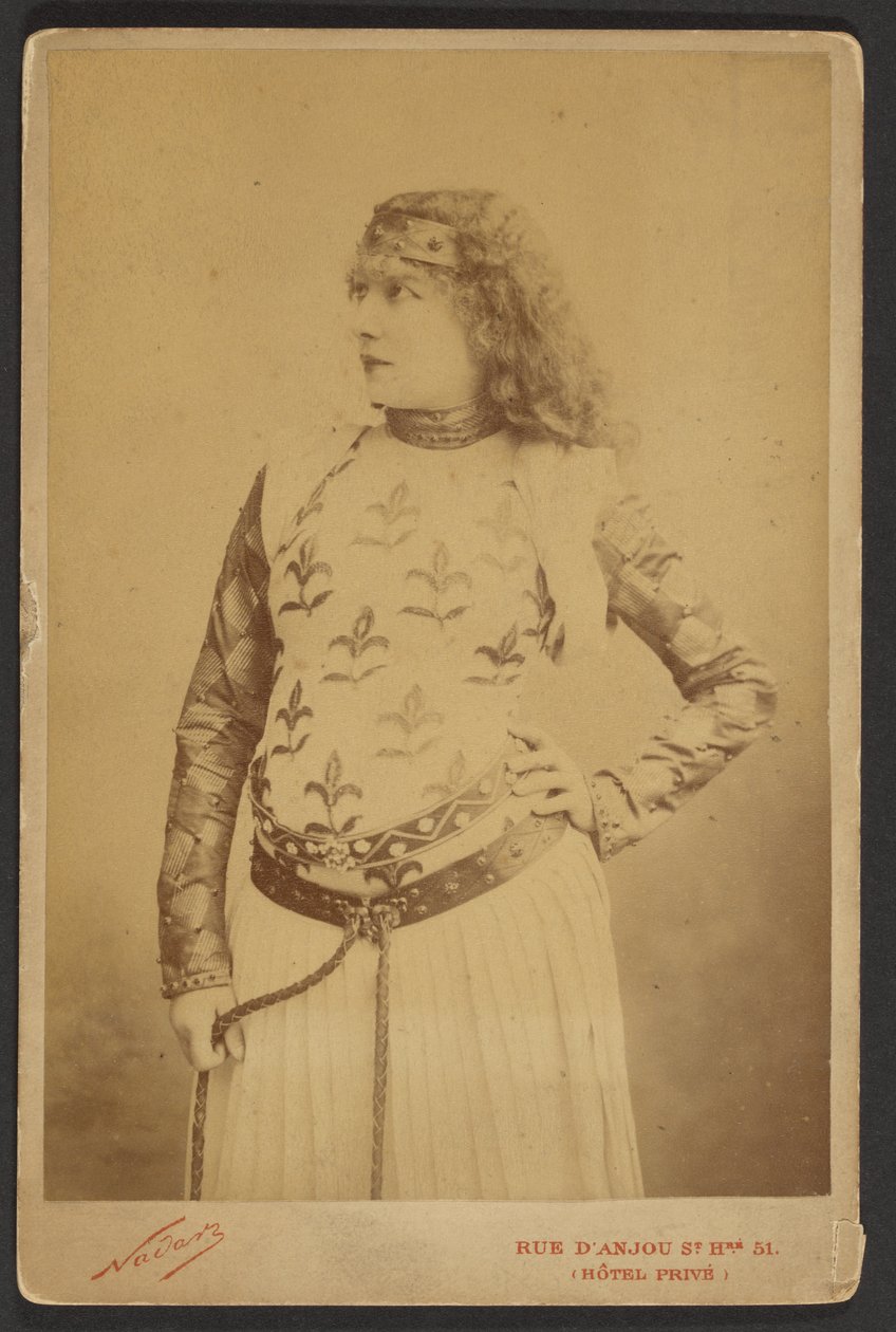 Sarah Bernhardt als Lady Macbeth 作： ポール・ナダー