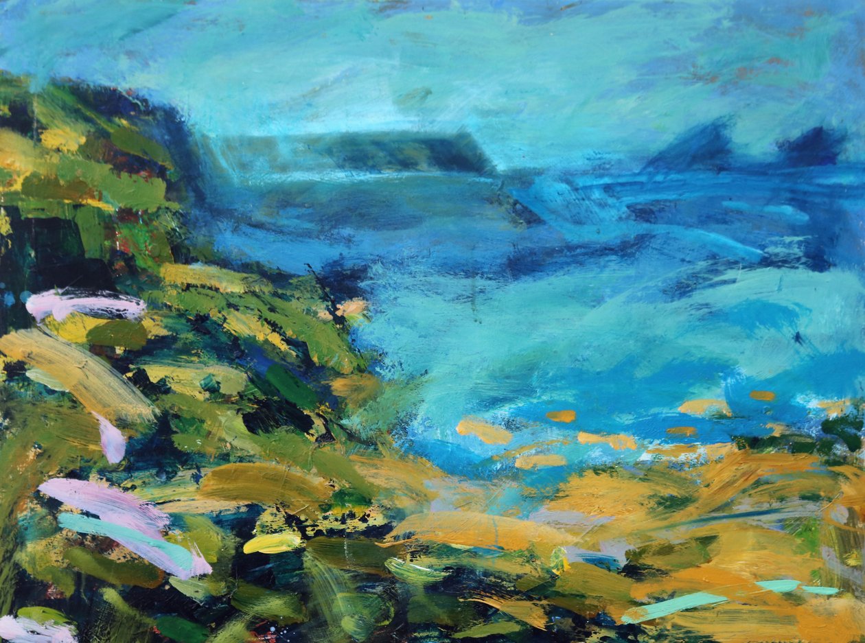 ランゼンド、2021年（アクリル、ボード） 作： ポール・ポウィス