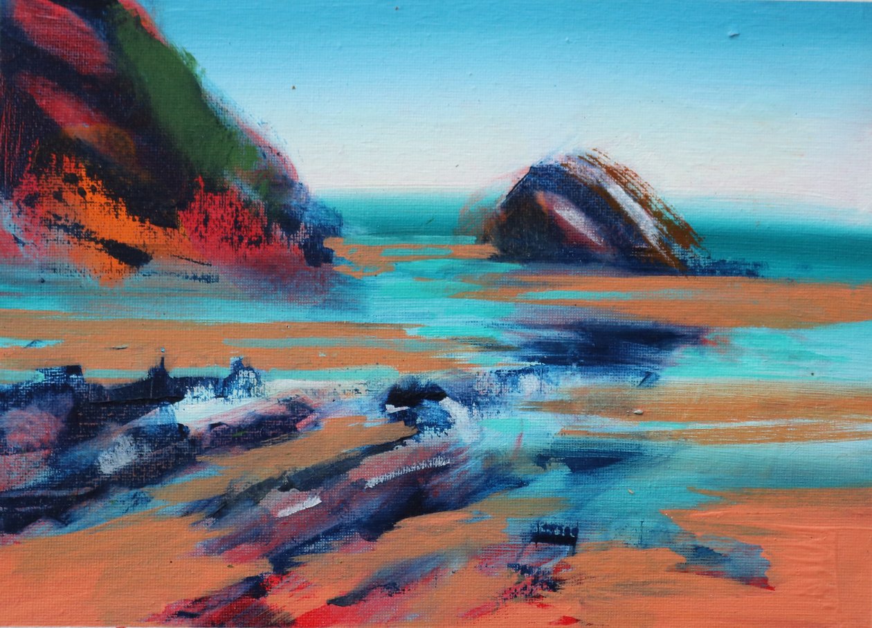 リトル・ヘイブンII、2021年（キャンバスにアクリル画） 作： ポール・ポウィス