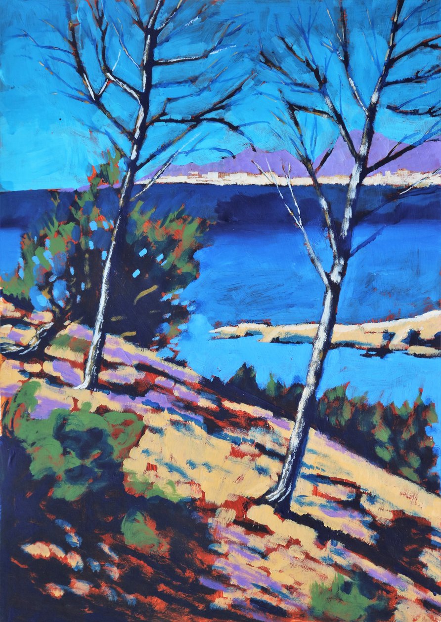 ペゲラ、2021年（アクリル、紙） 作： ポール・ポウィス