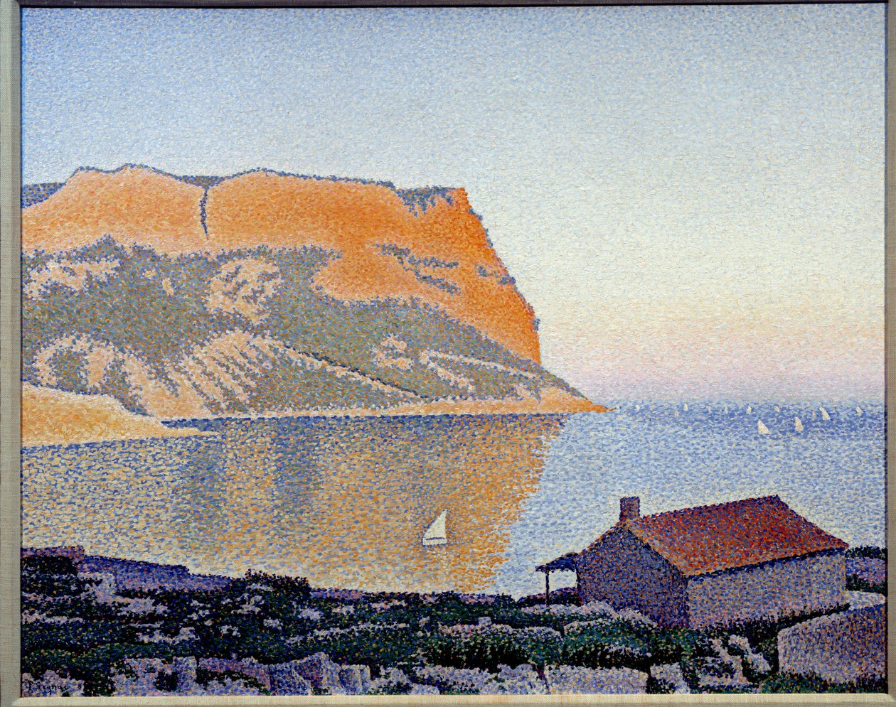 カシス湾の眺め、キャップ・カナイユ ポール・シニャック（1863-1935