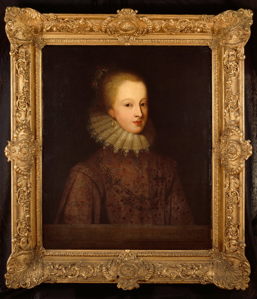 Elizabeth Percy, Condessa de Berkshire (óleo sobre tela) 作： ポール・ヴァン・ソマー